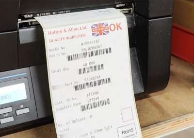 Automated customer facing labels printing