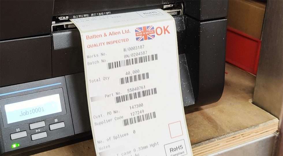 Automated customer facing labels printing Operational Software